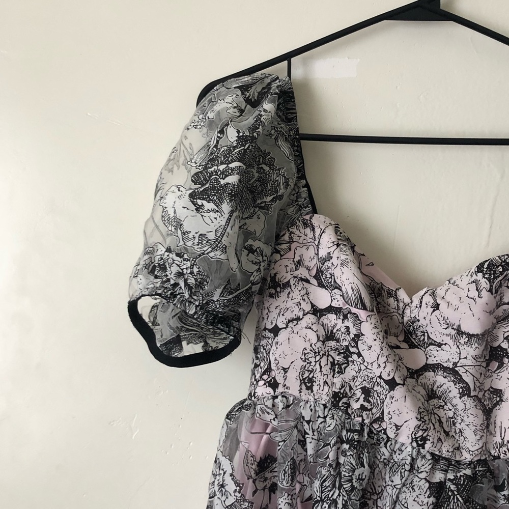 NWT Sugar Thrillz Floral Babydoll Dress - Picture 4 of 7